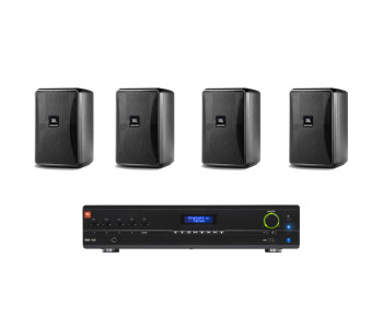 Комплект акустики 4 настенных динамика JBL Control 23-1 | Bluetooth | 4х15Вт